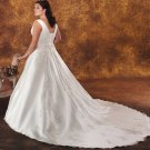 Tasteful/Sweetheart Neckline/Satin&Organza/A-Line/Princess/Bridal Wedding Dress/PS030
