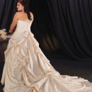 Inviting/Strapless/Taffeta/A-Line/Princess/Plus Size/Floor Length/Bridal Wedding Dress/PS037