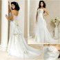 Free Shipping!!Elegant/Strapless/A-Line/Princess/Bridal Gown/BR043