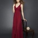 A-line/Sleeveless/V Neckline/Floor-Length/evening dress/bridesmaid dress BU020