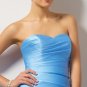 Free Shipping!Acctractive/Strapless/Knee-Length/Stratch Satin/A-Line evening dress/party dress/LF001