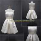 Free Shipping/A-line/Strapless/Satin/Short length/Evening Dress/CWD120