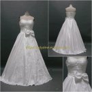 Free Shipping/A-line/Sweatheart/Taffeta/Floor Length/Bridal Wedding Dress/CWD128