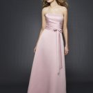 Free Shipping+10%discount/A-line/Strapless/Ankle-Length/Satin/evening dress/party dress/BU19