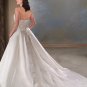 Free Shipping/A-line/Strapless/Satin/Court Train/Bridal Wedding Dress/PS019
