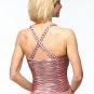 Free Shipping/A-line/Halter/Chiffon/Tea-Length/Mother of bridal dress/FR021