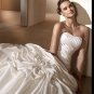 Free Shipping/2011 New arrival/A-line/Sweatheart/Satin/Chapel train/Bridal Wedding Dress/GG001
