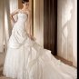 Free Shipping/2011 New arrival/A-line/Sweatheart/Satin&Mesh/Chapel train/Bridal Wedding Dress/GG007