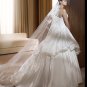 Free Shipping/2011 New arrival/A-line/Sweatheart/Satin/Chapel train/Bridal Wedding Dress/GG010