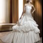 Free Shipping/2011 New arrival/A-line/Strapless/Satin/Chapel train/Bridal Wedding Dress/GG011