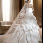 Free Shipping/2011 New arrival/A-line/Strapless/Satin/Chapel train/Bridal Wedding Dress/GG011