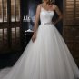 Free Shipping/A-line/One-shoulder/Satin&Mesh/Chapel train/Bridal Wedding Dress/GG113