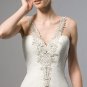 Free Shipping/A-line/Sweatheart/Satin&Chiffon/Floor Length/Bridal Wedding Dress/YY325
