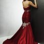 Free Shipping/Mermaid/Strapless/Sweatheart/Satin/Chapel train/Bridal Wedding Dress/BR73