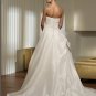Free Shipping/2011 New arrival/A-line/Sweatheart/Taffeta/Chapel train/Wedding Dress/A1003