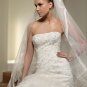 Free Shipping/2011 New arrival/A-line/Sweatheart/Satin&Mesh/Chapel train/Wedding Dress/A1004