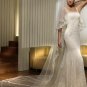 Free Shipping/2011 New arrival/A-line/Spaghetti/Satin&Mesh/Floor Length/Wedding Dress/A1011
