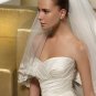 Free Shipping/2011 New arrival/A-line/Sweatheart/Satin/Chapel train/Wedding Dress/A1021