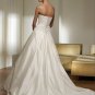 Free Shipping/2011 New arrival/A-line/Sweatheart/Satin/Chapel train/Wedding Dress/A1021