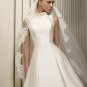 Free Shipping/2011 New arrival/A-line/Sleeveless/Satin/Chapel train/Wedding Dress/A1022