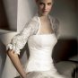 New arrival/A-line/Strapless/Satin&Chiffon/Chapel train/luxurious Bridal Wedding Dress/A1027