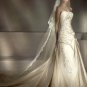 Free Shipping/2011 New arrival/A-line/Sweatheart/Taffeta/Chapel train/bride wedding dress/A1030