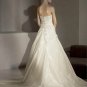 Free Shipping/2011 New arrival/A-line/Sweatheart/Taffeta/Chapel train/bride wedding dress/A1030