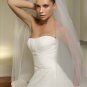 Free Shipping/2011 New arrival/A-line/Strapless/Chiffon/Chapel train/bridal gown/A1032