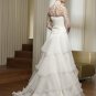 Free Shipping/2011 New arrival/A-line/Strapless/Chiffon/Chapel train/bridal gown/A1032