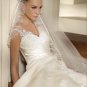 Free Shipping/2011 New arrival/A-line/Sweatheart/Satin/Chapel train/luxurious Wedding Dress/A1034