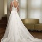 Free Shipping/2011 New arrival/A-line/Sweatheart/Satin/Chapel train/luxurious Wedding Dress/A1034