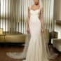 Free Shipping/2011 New arrival/A-line/Sweatheart/Chiffon/Chapel train/Wedding Dress/A1039