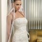 Free Shipping/2011 New arrival/A-line/Strapless/Satin/Chapel train/Wedding Dress/A1048