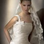 Free Shipping/2011 New arrival/A-line/One-Shoulder/Satin/Chapel train/Wedding Dress/A1050