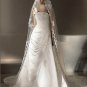 Free Shipping/2011 New arrival/A-line/One-Shoulder/Satin/Chapel train/Wedding Dress/A1050