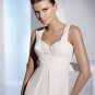 Free Shipping/2011 New arrival/A-line/Sleeveless/Chiffon/Floor length/Wedding Dress/A1052