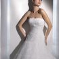 Hot selling/A-line/Short Sleeve/Satin&Lace/Floor length/luxurious Wedding Dress/A1053
