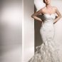 Free Shipping/2011 New arrival/Mermaid/A-line/Satin&Organza/Chapel train/Wedding Dress/A1056