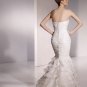 Free Shipping/2011 New arrival/Mermaid/A-line/Satin&Organza/Chapel train/Wedding Dress/A1056