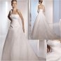 Free Shipping/2011 New arrival/A-line/One-Shoulder/Satin/Chapel train/Wedding Dress/A1058