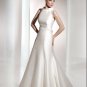Free Shipping/2011 New arrival/A-line/Sleeveless/Satin/Chapel train/Wedding Dress/A1063