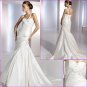 Free Shipping/2011 New arrival/A-line/One shoulder/Taffeta/Satin/Chapel train/Wedding Dress/A1079