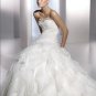 Free Shipping/2011 New arrival/A-line/Sweatheart/Satin&Organza/Chapel train/Wedding Dress/A1085