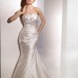 Free Shipping/2011 New arrival/Mermaid/Straples/Satin/Chapel train/Wedding Dress/A1086