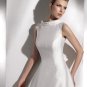 Free Shipping/2011 New arrival/A-line/Sleeveless/Satin/Chapel train/Wedding Dress/A1090