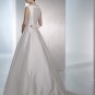 Free Shipping/2011 New arrival/A-line/Sleeveless/Satin/Chapel train/Wedding Dress/A1090