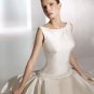 Free Shipping/2011 New arrival/A-line/Sleeveless/Satin/Chapel train/Wedding Dress/A1091