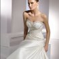 Free Shipping/2011 New arrival/A-line/Sweatheart/Satin/Chapel train/Wedding Dress/A1095