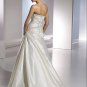Free Shipping/2011 New arrival/A-line/Sweatheart/Satin/Chapel train/Wedding Dress/A1095