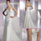 Free Shipping/2011 New arrival/Mermaid/Strapless/Satin&Lace/Floor Length/Wedding Dress/A1098